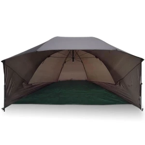 Adapost de Zi cu Groundsheet NGT Shelter 153cm + 2 Seturi Stalpi Contra Vantului