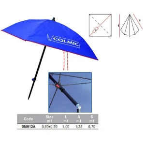 UMBRELA COLMIC SIDE BAIT PATRAT PVC 90x90CM UMBRELA COLMIC SIDE BAIT PATRAT PVC 90x90CM