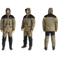 Costum Iarna Norfin Arctic 2, Olive / Back, Marime S Costum Iarna Norfin Arctic 2, Olive / Back, Marime S