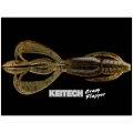 Creatura Keitech Crazy Flapper, Electric Junebug 408, 9.1cm, 7buc/plic
