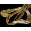 Creatura Keitech Crazy Flapper, Electric Junebug 408, 9.1cm, 7buc/plic Creatura Keitech Crazy Flapper, Electric Junebug 408, 9.1cm, 7buc/plic