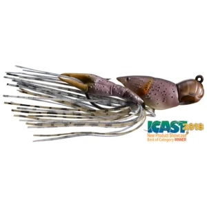 Creatura Live Target Hollow Crawfish Jig, Grey/ Brown, 4cm, 11g Creatura Live Target Hollow Crawfish Jig, Grey/ Brown, 4cm, 11g