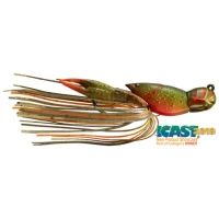 Creatura Live Target Hollow Crawfish Jig, Olive / Orange, 4cm, 11g Creatura Live Target Hollow Crawfish Jig, Olive / Orange, 4cm, 11g