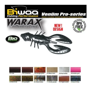 Shad Biwaa Warax 7.5cm culoare Pearl White