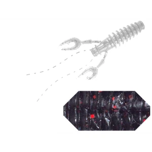 VIBER CRAW COLMIC 3.5" 8.9cm BLACK RED FLK VIBER CRAW COLMIC 3.5" 8.9cm BLACK RED FLK