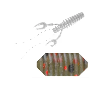 VIBER CRAW COLMIC 3.5" 8.9cm WATERMELON RED VIBER CRAW COLMIC 3.5" 8.9cm WATERMELON RED