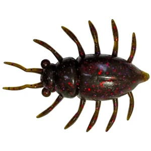 Creatura FISHPRO Maybug, 2.5cm, Green Pumpkin Brown Red and Purple, 5buc/pac