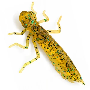 Creatura FISHUP Dragonfly, 3cm, Caramel Green & Black, 10buc/pac