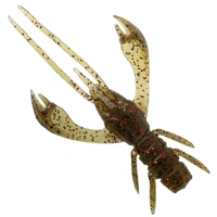 Creatura Fishup Real Craw, 5cm, Green Pumpkin Red And Black, 7buc/pac
