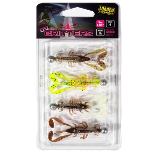 Creatura Fox Rage UV Micro Critter Loaded Jig Nr.4 de 3g, 5cm, 4buc Creatura Fox Rage UV Micro Critter Loaded Jig Nr.4 de 3g, 5cm, 4buc