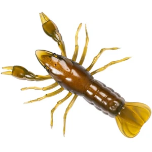 Creatura LIVE TARGET Crawfish Unrigged, Green / Brown, 9.7cm, 9.7g, 5buc/pac