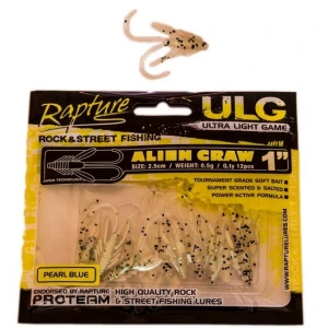 Naluca Rapture Alien Craw 2.5cm 12buc/plic Pearl Blue Naluca Rapture Alien Craw 2.5cm 12buc/plic Pearl Blue