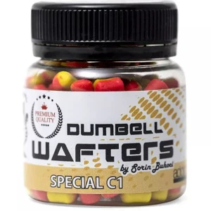 Dumbell Wafters Addicted Carp Baits Special C1, 6 mm, 25g Dumbell Wafters Addicted Carp Baits Special C1, 6 mm, 25g