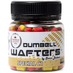 Dumbell Wafters Addicted Carp Baits Special C1, 8 mm, 25g Dumbell Wafters Addicted Carp Baits Special C1, 8 mm, 25g