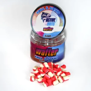 WAFTER  PREMIUM ACTIVE BAITS DUMBELL KRILL SQUID 8MM  WAFTER  PREMIUM ACTIVE BAITS DUMBELL KRILL SQUID 8MM