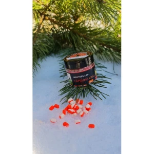 Wafter  220Baits 6 mm Capsuni Krill 35 ml Alb & Portocaliu