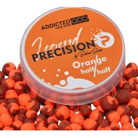 Boilies ADDICTED Carp Baits Precision Legend Half & Half, Orange, 8-10mm, 40g