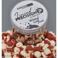 Boilies ADDICTED Carp Baits Precision Legend Half & Half, White, 15mm, 40g Boilies ADDICTED Carp Baits Precision Legend Half & Half, White, 15mm, 40g