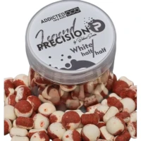 Boilies ADDICTED Carp Baits Precision Legend Half & Half, White, 20mm, 100g Boilies ADDICTED Carp Baits Precision Legend Half & Half, White, 20mm, 100g