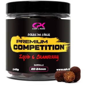 Boilies De Carlig CPK Premium Competition Dumbells, Squid-Cranberry, 20-24mm, 140g Boilies De Carlig CPK Premium Competition Dumbells, Squid-Cranberry, 20-24mm, 140g