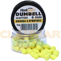 Critic Echilibrat Hook Baits Dumbell Wafters, Ananas & N-butyric, 6mm, 15ml