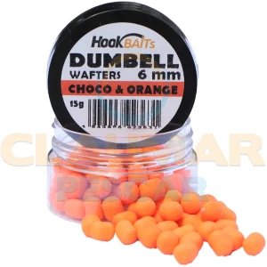 Critic Echilibrat Hook Baits Dumbell Wafters, Ciocolata & Portocala, 6mm, 15ml