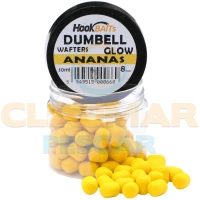 Critic Echilibrat Hook Baits Dumbell Wafters Glow, Ananas, 8mm, 30ml Critic Echilibrat Hook Baits Dumbell Wafters Glow, Ananas, 8mm, 30ml