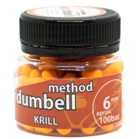 Method Dumbell Carp Baits Addicted, Krill, Portocaliu, 6mm