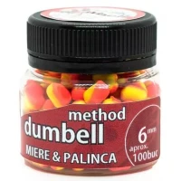 Method Dumbell Carp Baits Addicted, Miere Palinca, Galben Roz, 6mm