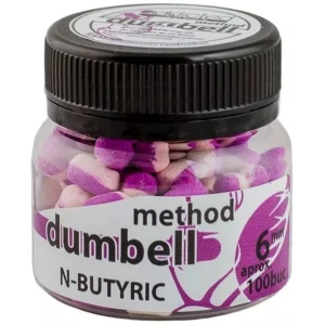 Method Dumbell Carp Baits Addicted,  N-butyric, Mov Alb, 6mm