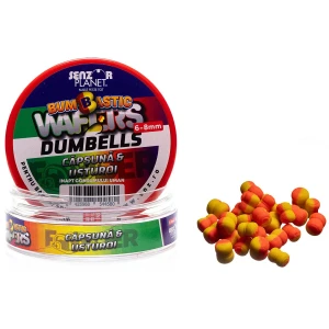 Wafter SENZOR Bumbastic Dumbells Pentru Banda, Capsuna N Butyric, 6-8mm, 25g