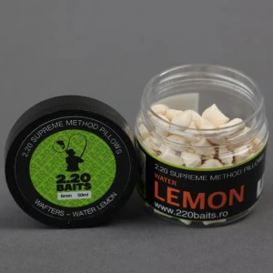 Wafters 2.20 Baits Supreme Pernute, Alb, Water Lemon, 6mm, 50ml Wafters 2.20 Baits Supreme Pernute, Alb, Water Lemon, 6mm, 50ml