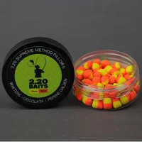 Wafters 2.20 Baits Supreme Pernute, Galben - Portocaliu, Ciocolata & Pepene Galben, 10mm, 50ml Wafters 2.20 Baits Supreme Pernute, Galben - Portocaliu, Ciocolata & Pepene Galben, 10mm, 50ml