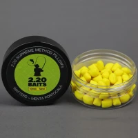 Wafters 2.20 Baits Supreme Pernute, Galben, Menta & Portocala, 10mm, 50ml Wafters 2.20 Baits Supreme Pernute, Galben, Menta & Portocala, 10mm, 50ml