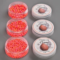 Wafters Addicted Carp Baits Clams Piersica Banana, Pink & Portocaliu, 3mm, 20g