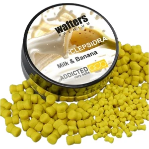 Wafters ADDICTED CARP BAITS Clepsidra Premium, Milk Banana, 3.5mm, 40ml