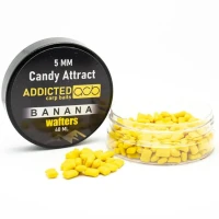 Wafters Addicted Carp Baits Pillow Candy Attract, Banana, Galben, 5mm, 40ml