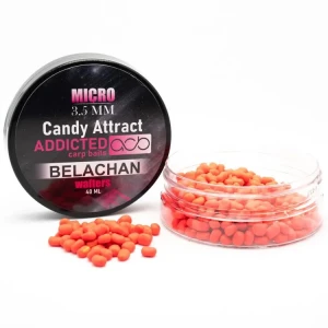 Wafters Addicted Carp Baits Pillow Candy Attract Micro, Belachan, Roz, 3.5mm, 40ml Wafters Addicted Carp Baits Pillow Candy Attract Micro, Belachan, Roz, 3.5mm, 40ml