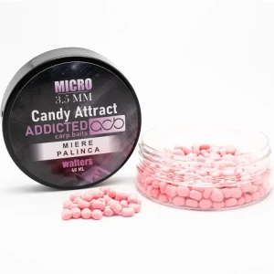 Wafters Addicted Carp Baits Pillow Candy Attract Micro, Miere & Palinca, Roz, 3.5mm, 40ml Wafters Addicted Carp Baits Pillow Candy Attract Micro, Miere & Palinca, Roz, 3.5mm, 40ml