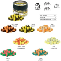 Wafters Carp Zoom Duo Dumbel, Sweet Corn-Strawberry, 10-14mm, 15g