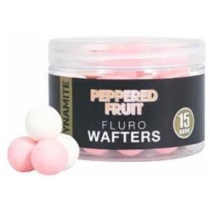 Wafters DYNAMITE BAITS Peppered Fruit Fluo Wafter 15mm