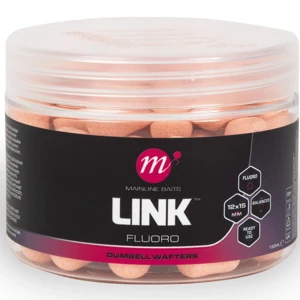 Wafters Dumbell MAINLINE Fluoro Pink, Link, 12x15mm Wafters Dumbell MAINLINE Fluoro Pink, Link, 12x15mm