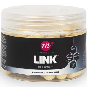 Wafters Dumbell MAINLINE Fluoro White, Link, 12x15mm