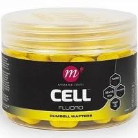 Wafters Dumbell Mainline Fluoro Yellow, Cell, 12x15mm