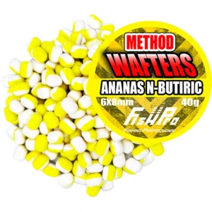 Wafters FISH PRO Gummy Fluo, Ananas N-Butyric, 6x8cm, 40g Wafters FISH PRO Gummy Fluo, Ananas N-Butyric, 6x8cm, 40g