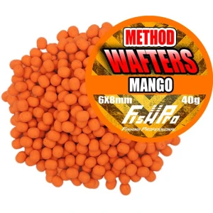 Wafters FISH PRO Method Smoke, Mango, 6x8cm, 40g Wafters FISH PRO Method Smoke, Mango, 6x8cm, 40g