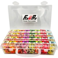 Wafters Fish Pro Easy Open Mega Box, 8 Arome, Multicolor, 3.8x5m, 200buc