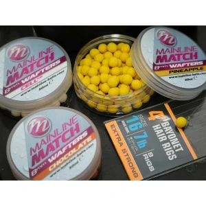 Wafters MAINLINE Match Dumbell, White, White Cell, 8mm Wafters MAINLINE Match Dumbell, White, White Cell, 8mm
