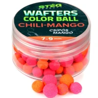 Wafters Steg Color Ball, Chili-mango, 7-9mm, 15g