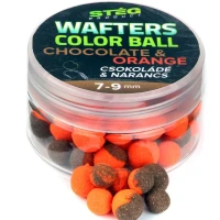 Wafters Steg Color Ball, Ciocolata-portocala, 7-9mm, 15g
